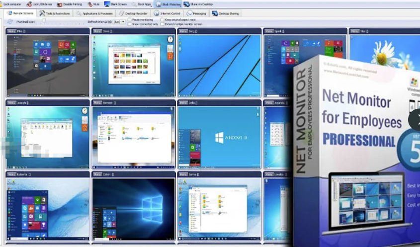 instal the last version for windows EduIQ Net Monitor for Employees Professional 6.1.3